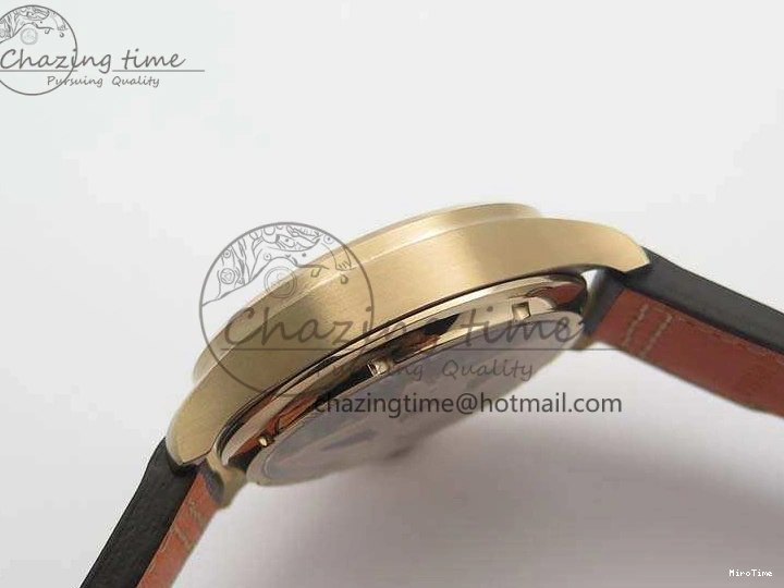 MIROTIME 0202 Popular Big Pilot Real PR IW502706 RG YLF 1:1 Best Edition Brown Dial On Calfskin Strap A 7223